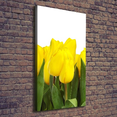 Tableau mural sur toile Tulipes jaunes