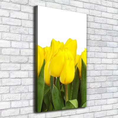 Tableau mural sur toile Tulipes jaunes