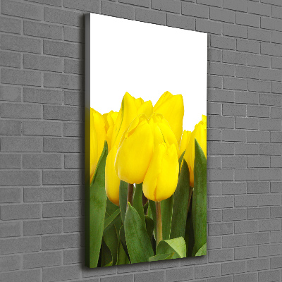 Tableau mural sur toile Tulipes jaunes