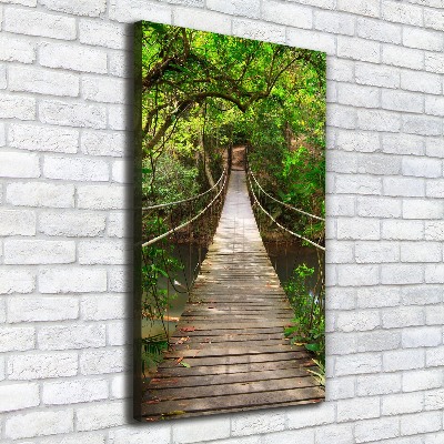 Tableau photo sur toile Pont suspendu