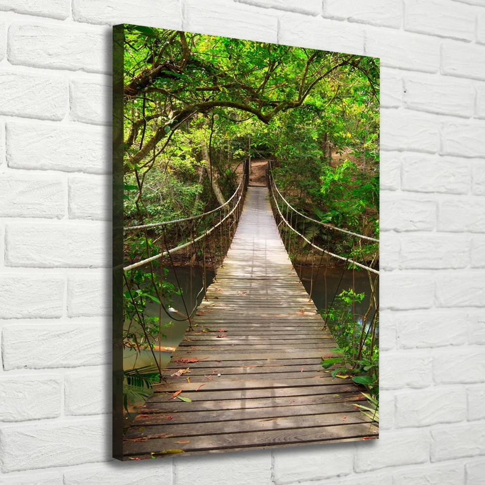 Tableau photo sur toile Pont suspendu