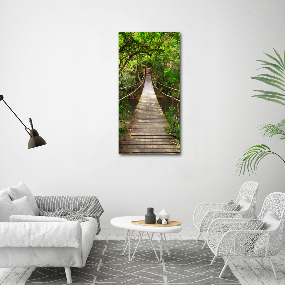 Tableau photo sur toile Pont suspendu