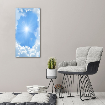 Tableau toile imprimée Nuages dans le ciel