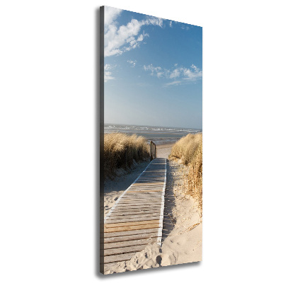 Tableau mural sur toile Chemin vers les plages