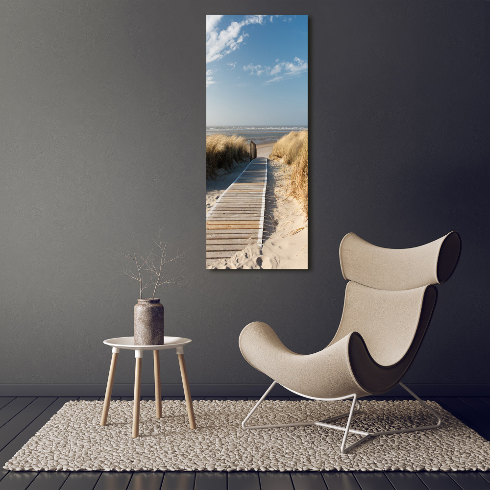 Tableau mural sur toile Chemin vers les plages