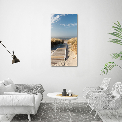 Tableau mural sur toile Chemin vers les plages