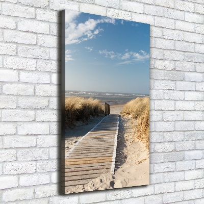 Tableau mural sur toile Chemin vers les plages