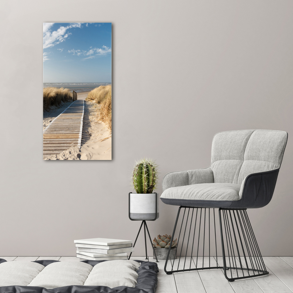 Tableau mural sur toile Chemin vers les plages