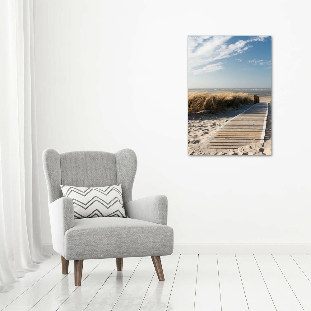 Tableau mural sur toile Chemin vers les plages