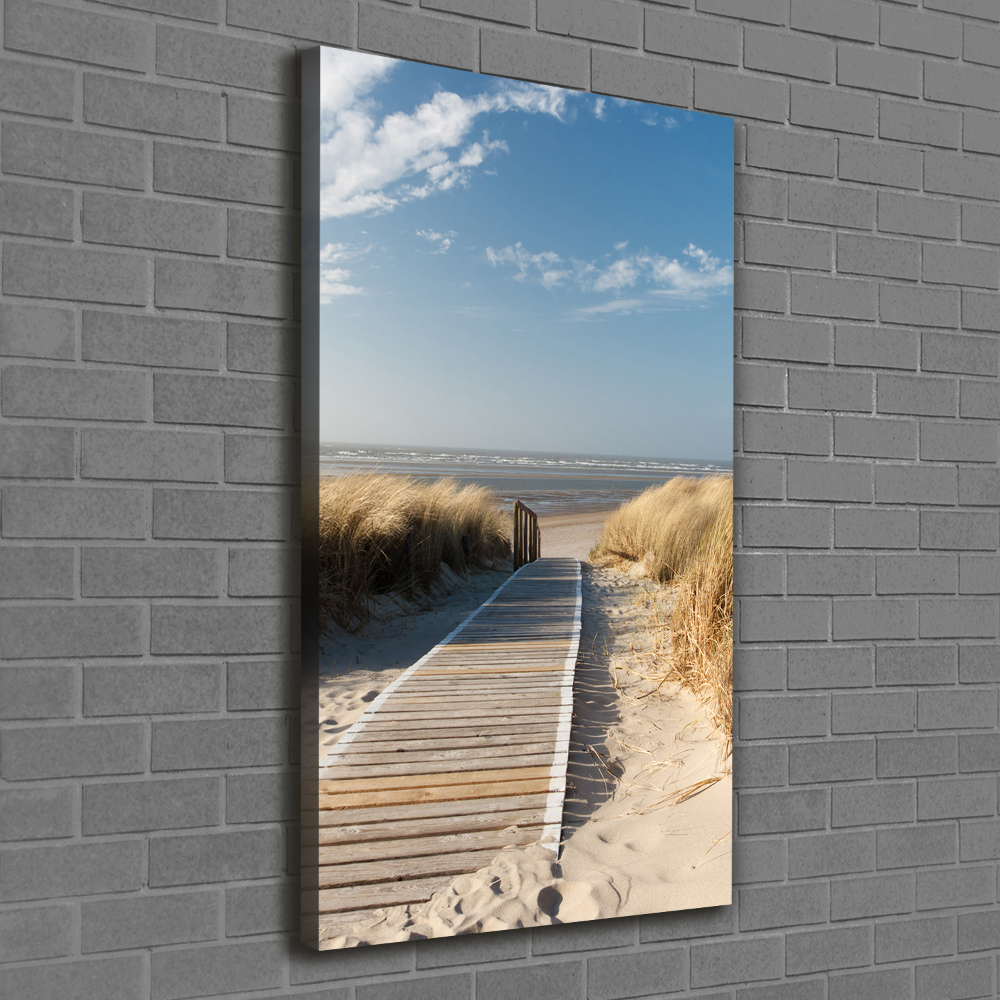 Tableau mural sur toile Chemin vers les plages