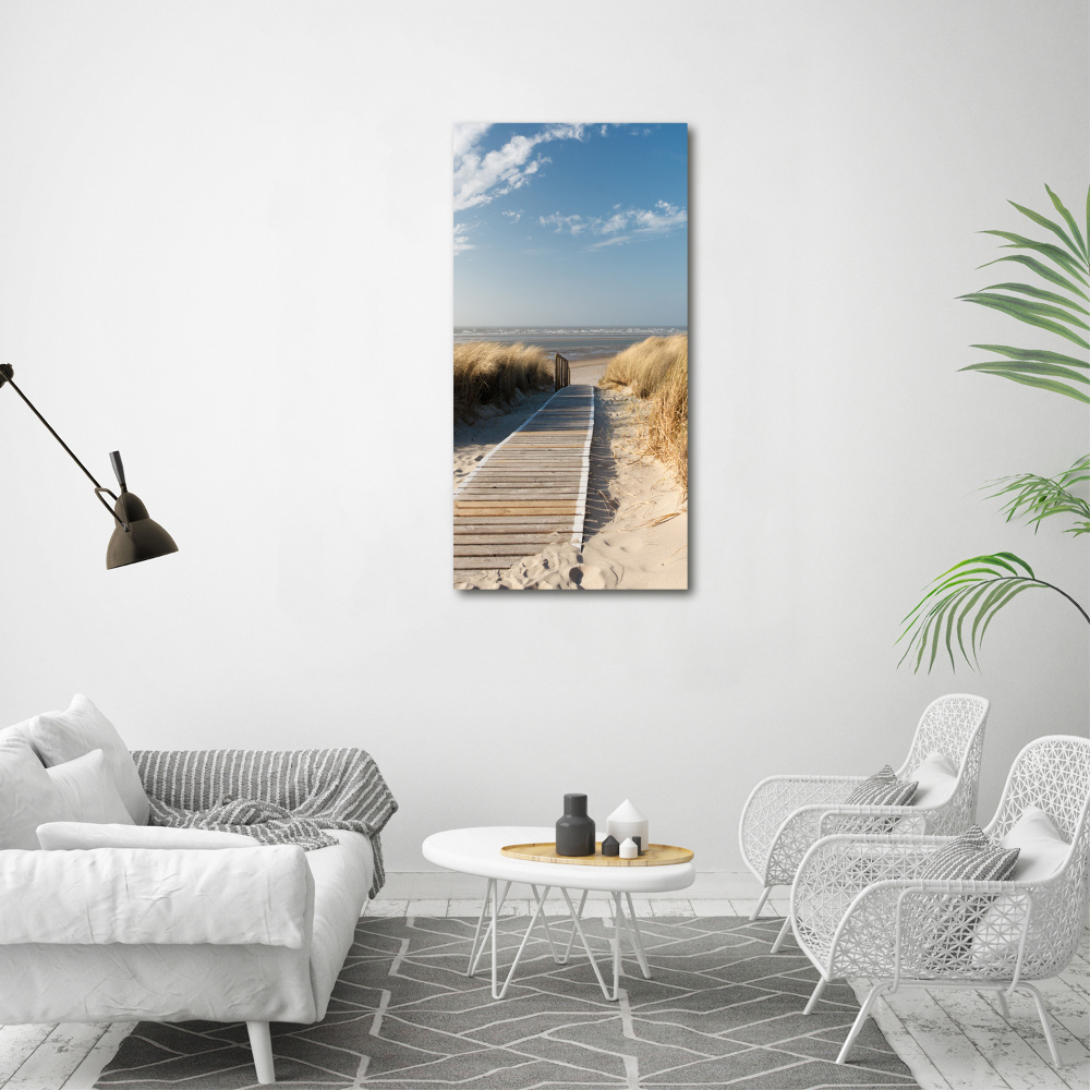 Tableau mural sur toile Chemin vers les plages