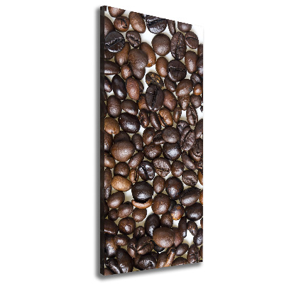 Tableau mural sur toile Grains de café noir