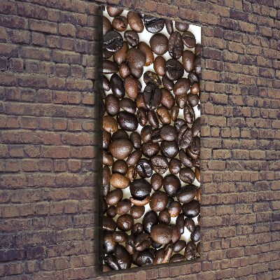 Tableau mural sur toile Grains de café noir