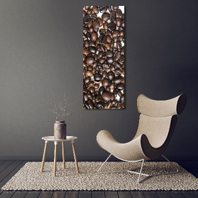 Tableau mural sur toile Grains de café noir