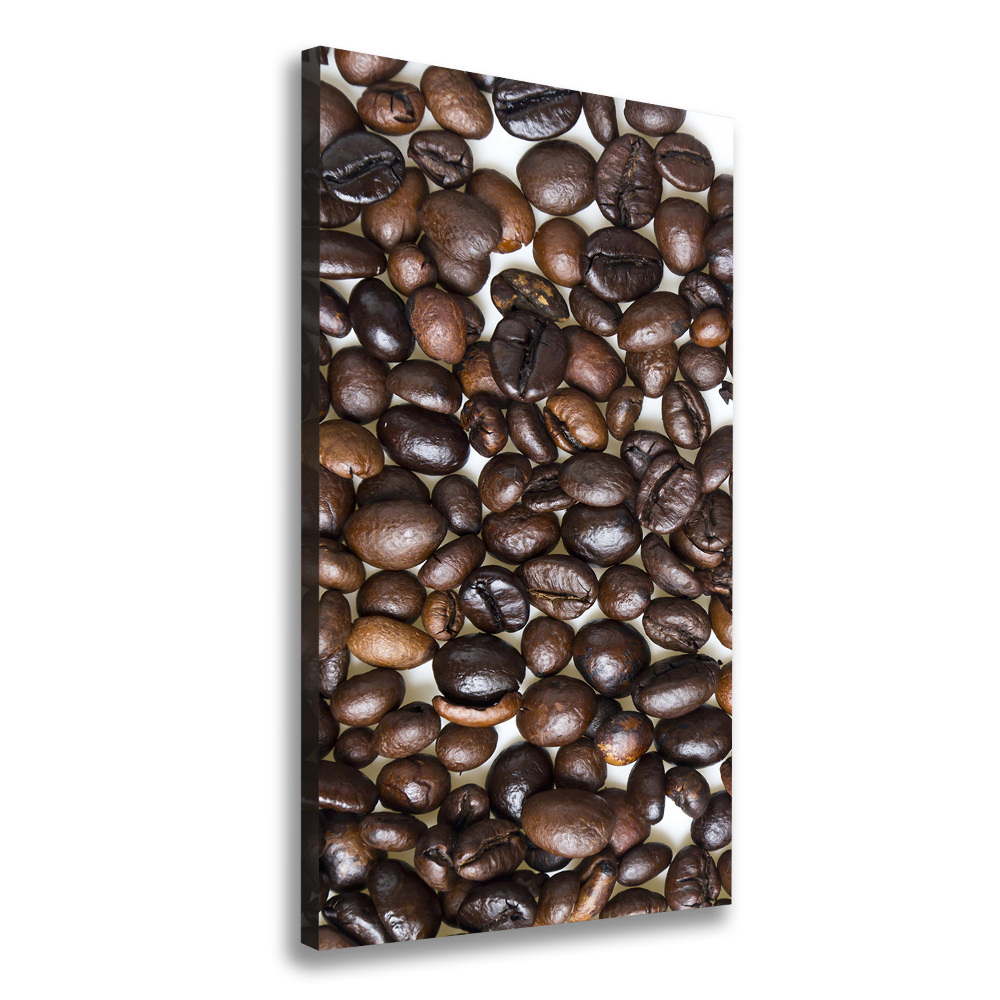 Tableau mural sur toile Grains de café noir