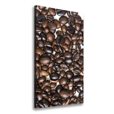 Tableau mural sur toile Grains de café noir