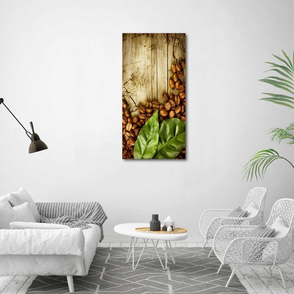 Tableau imprimé sur toile Grains de café aromatiques