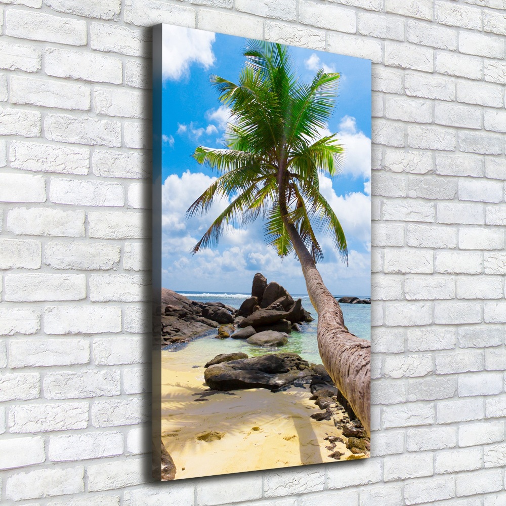 Tableau mural sur toile Plage exotique