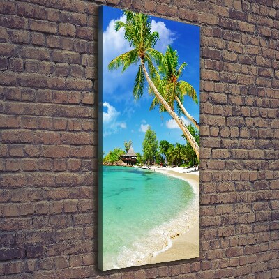 Tableau sur toile Plage tropicale ocean