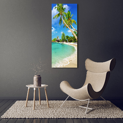 Tableau sur toile Plage tropicale ocean