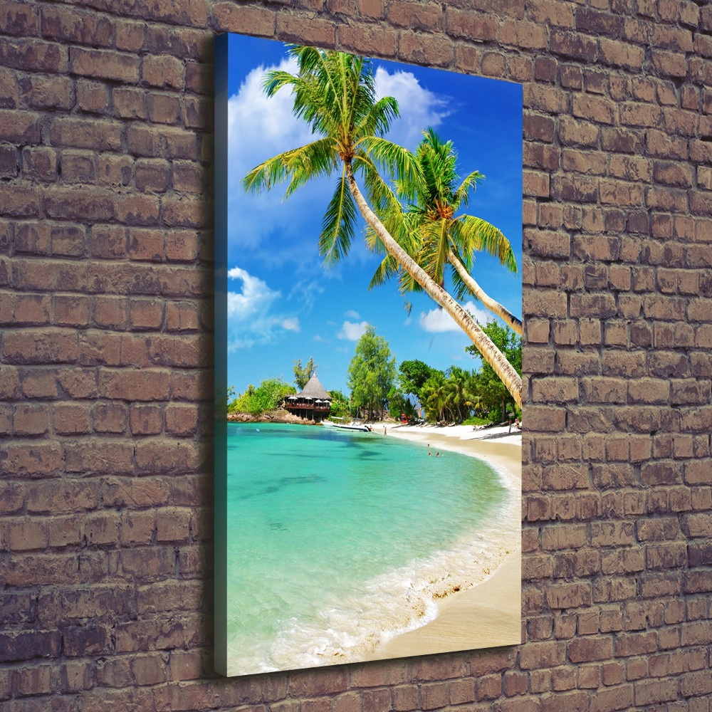 Tableau sur toile Plage tropicale ocean