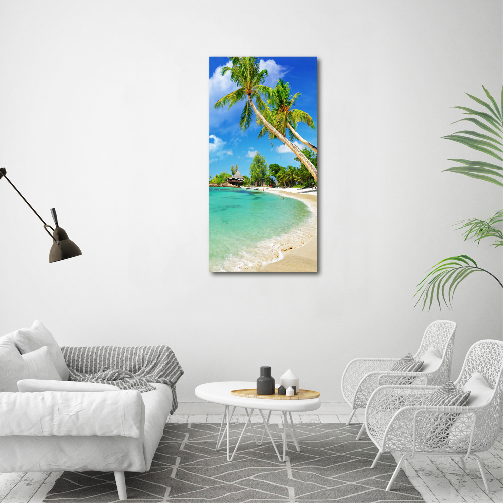 Tableau sur toile Plage tropicale ocean