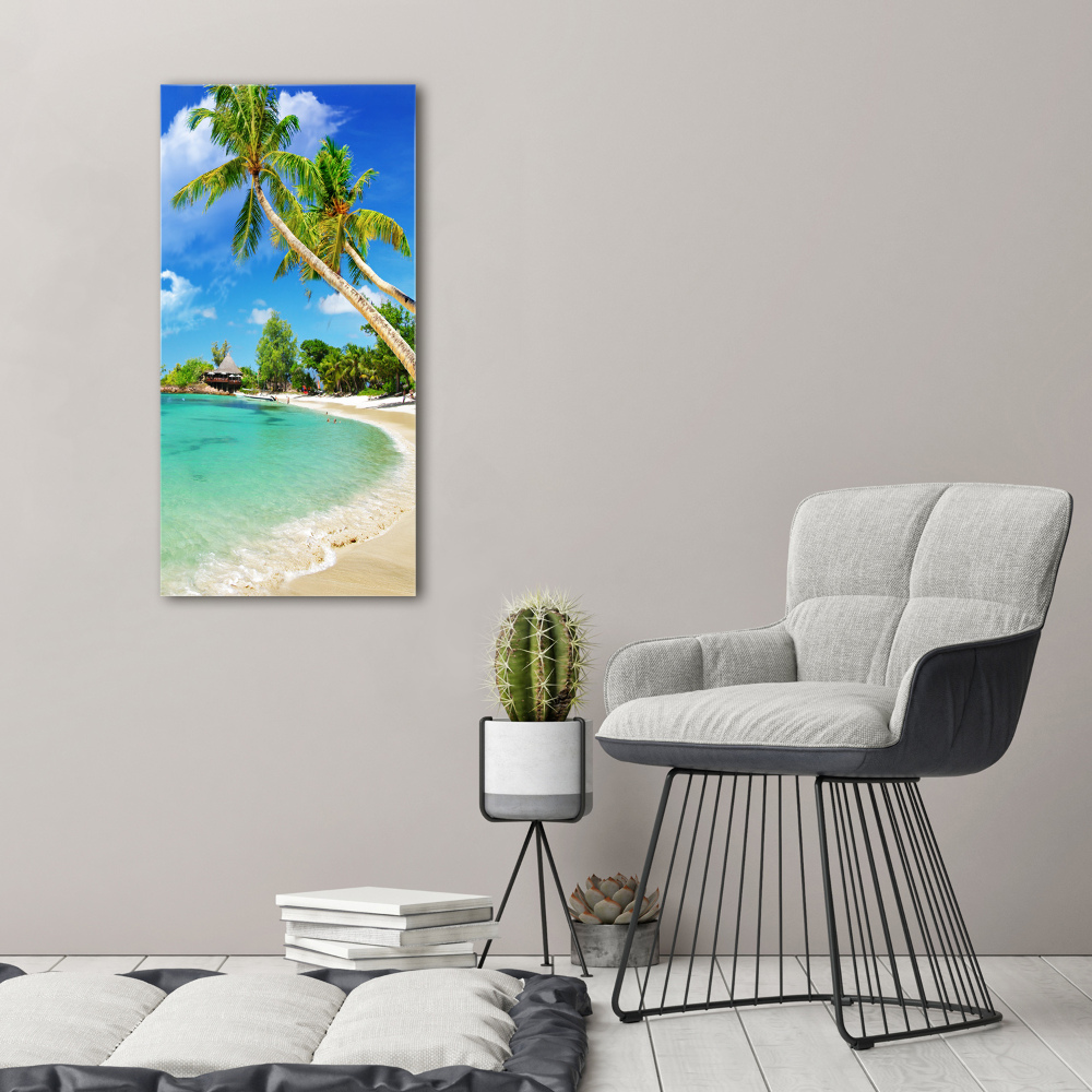 Tableau sur toile Plage tropicale ocean