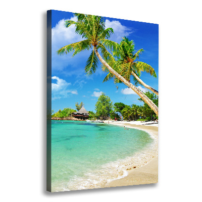 Tableau sur toile Plage tropicale ocean