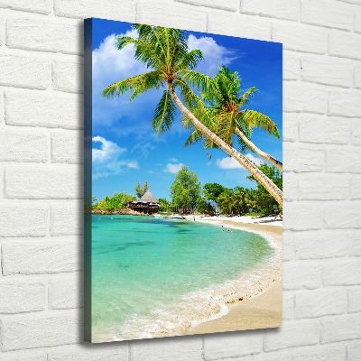 Tableau sur toile Plage tropicale ocean