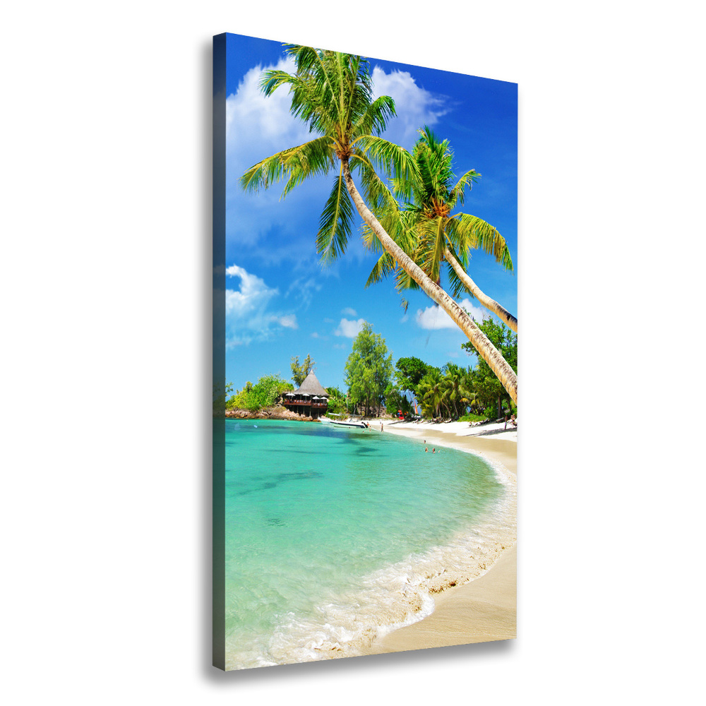 Tableau sur toile Plage tropicale ocean