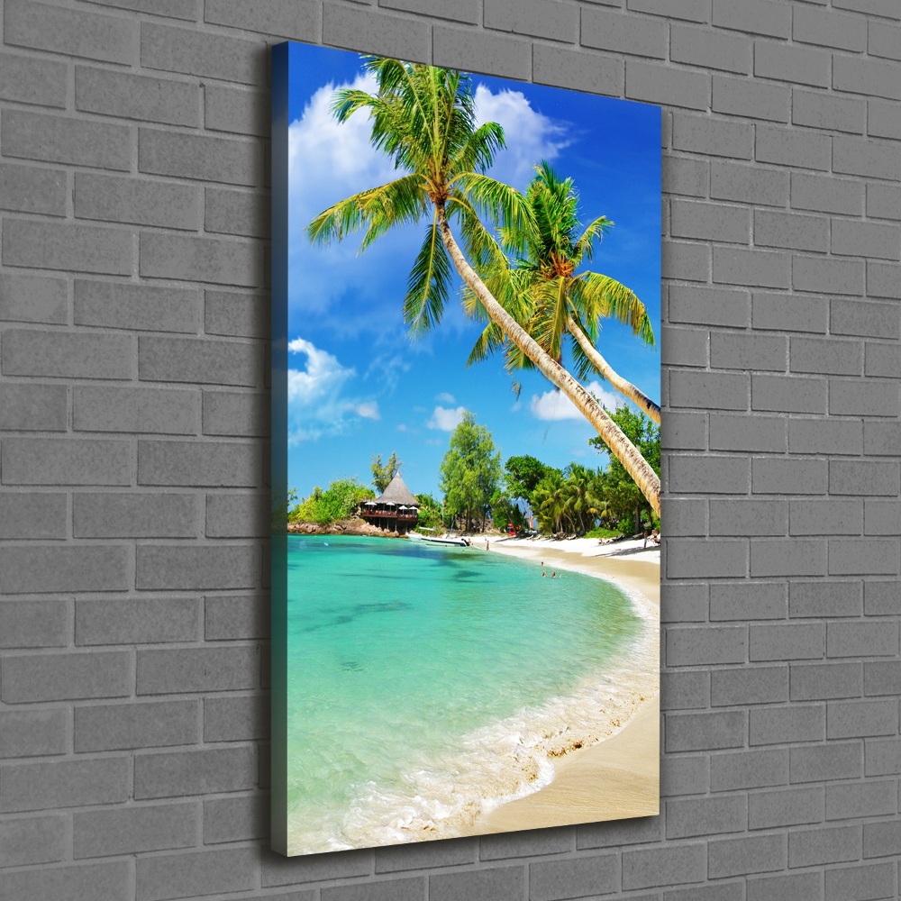 Tableau sur toile Plage tropicale ocean