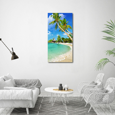 Tableau sur toile Plage tropicale ocean