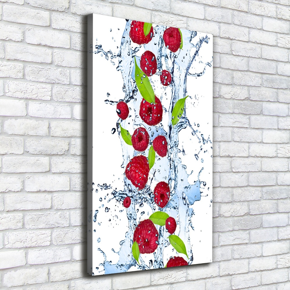 Tableau photo sur toile Framboises