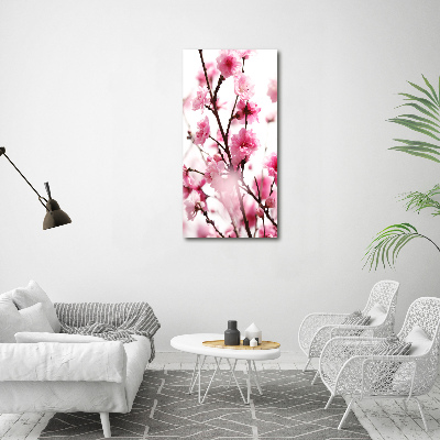 Tableau imprimé sur toile Fleurs de prunier