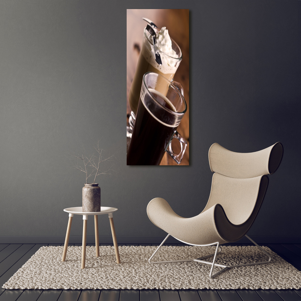 Tableau photo sur toile Frappe au café