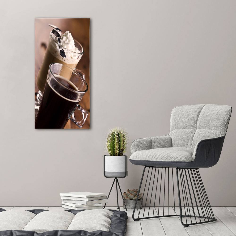 Tableau photo sur toile Frappe au café