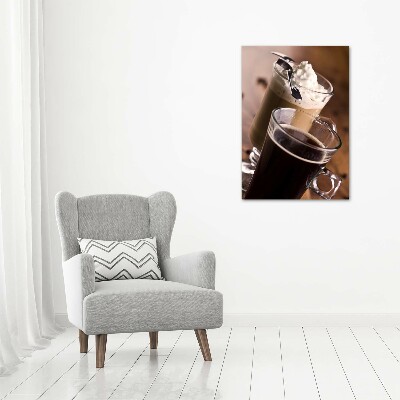 Tableau photo sur toile Frappe au café