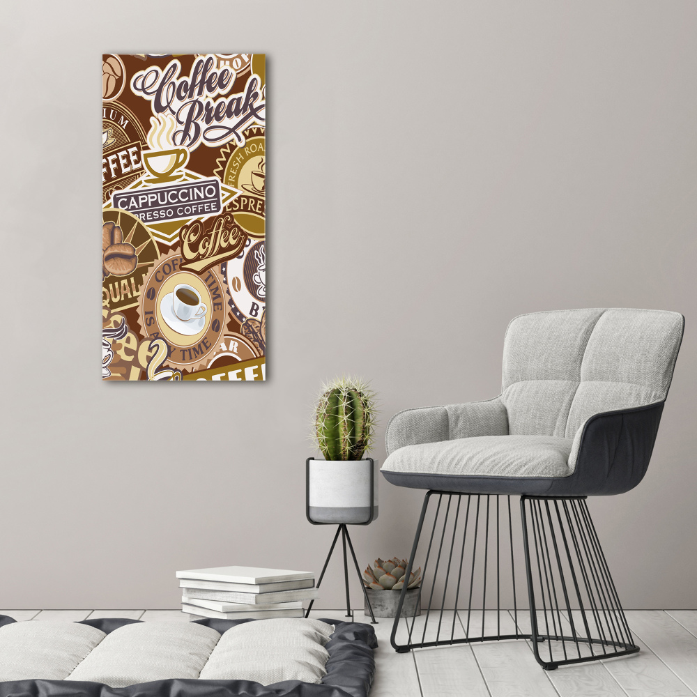 Tableau sur toile Café