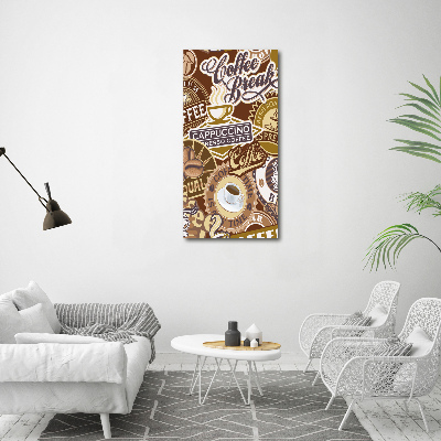 Tableau sur toile Café