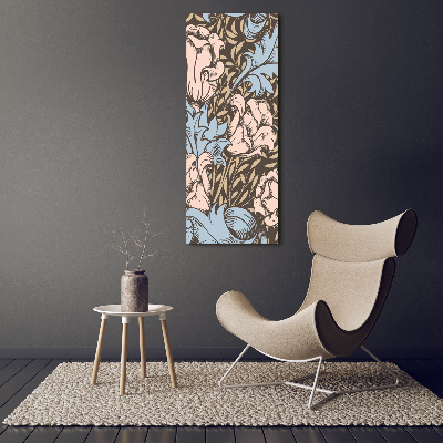 Tableau toile imprimée Fleurs et feuilles