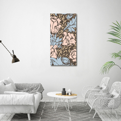 Tableau toile imprimée Fleurs et feuilles