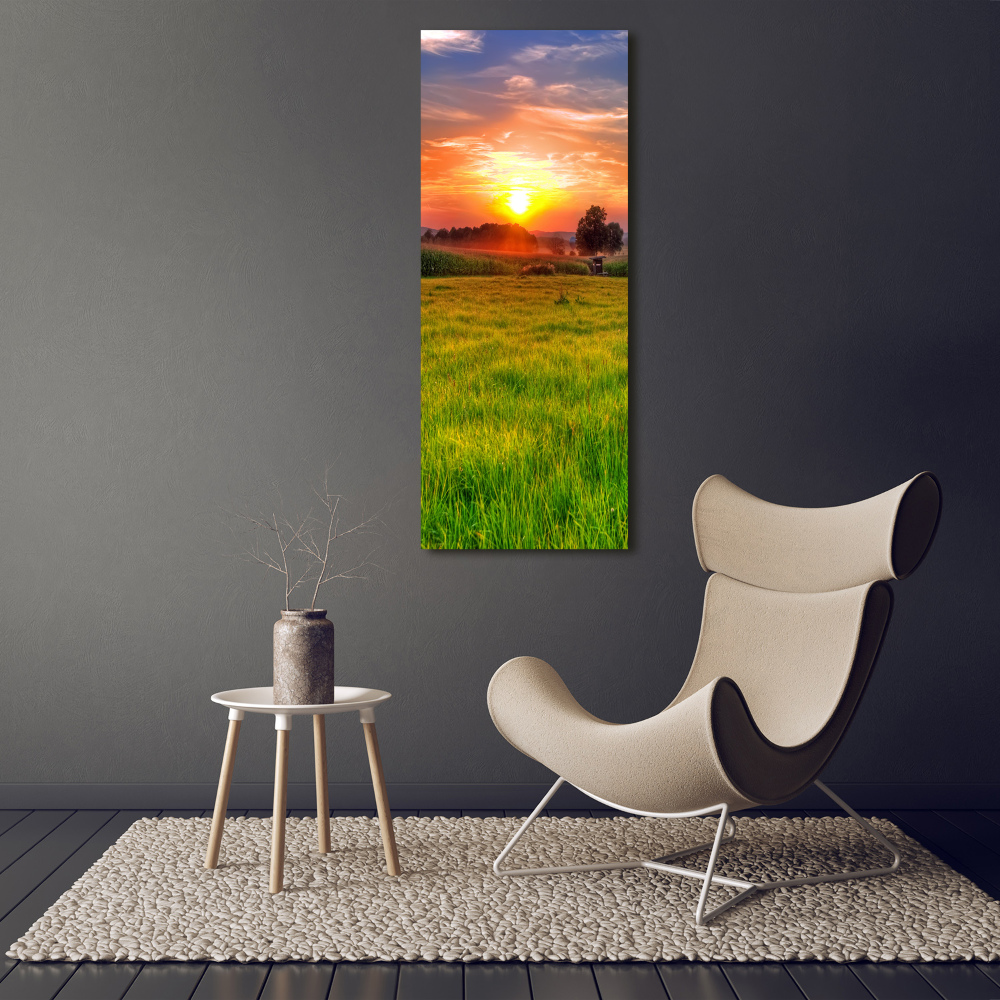 Tableau sur toile Coucher de soleil