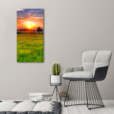 Tableau sur toile Coucher de soleil