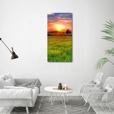 Tableau sur toile Coucher de soleil