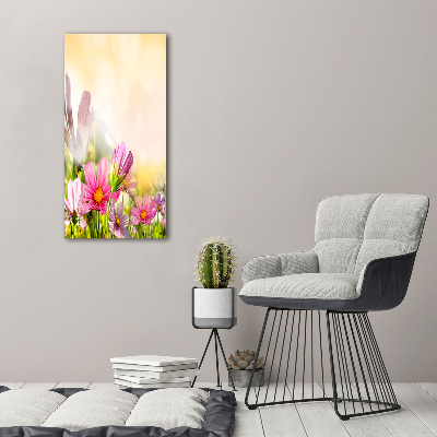 Tableau photo sur toile Fleurs des champs