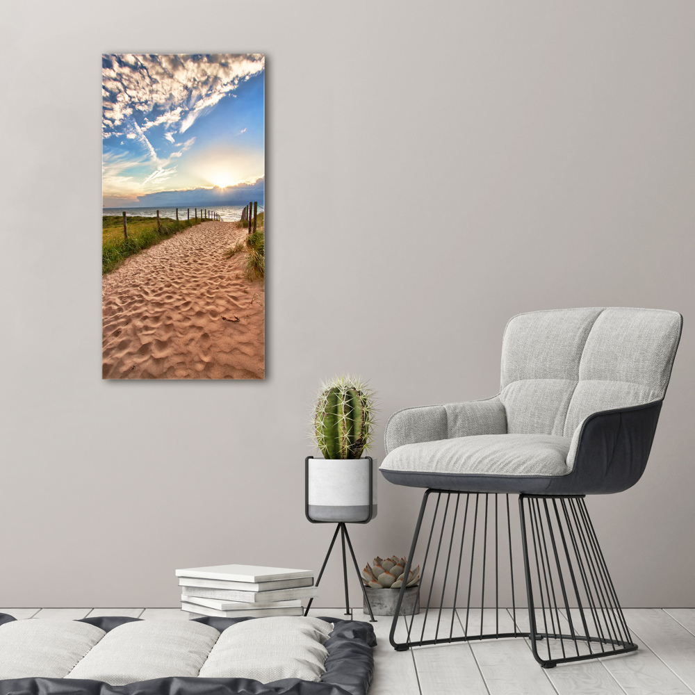 Tableau mural sur toile Chemin vers la plage