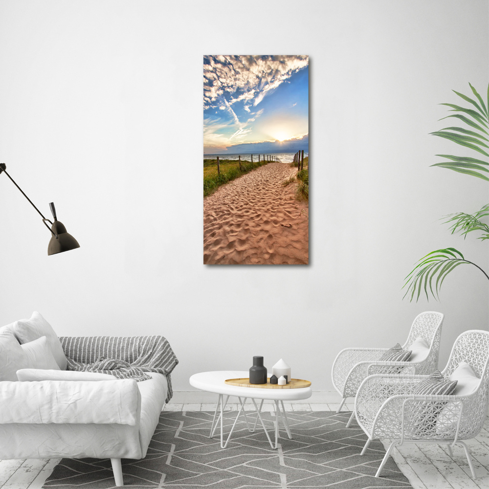 Tableau mural sur toile Chemin vers la plage