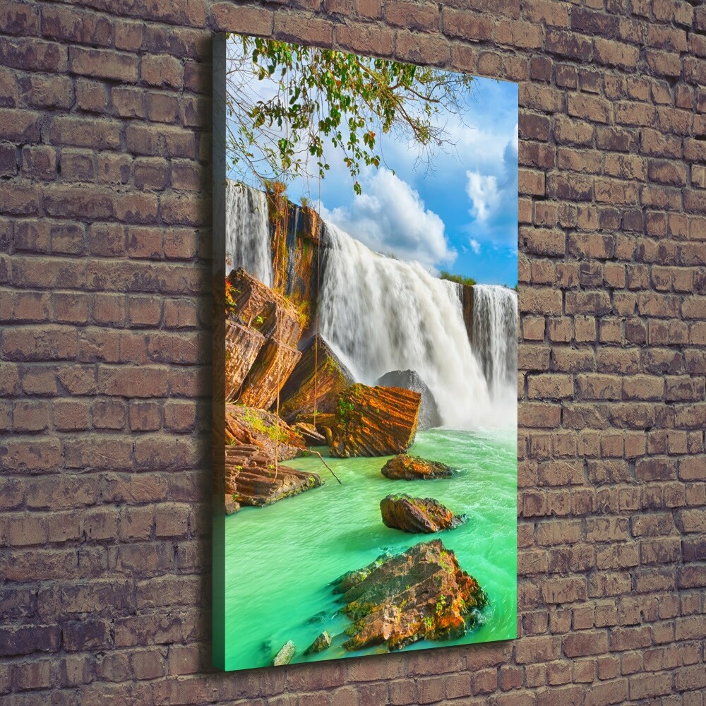 Tableau sur toile Chute d'eau