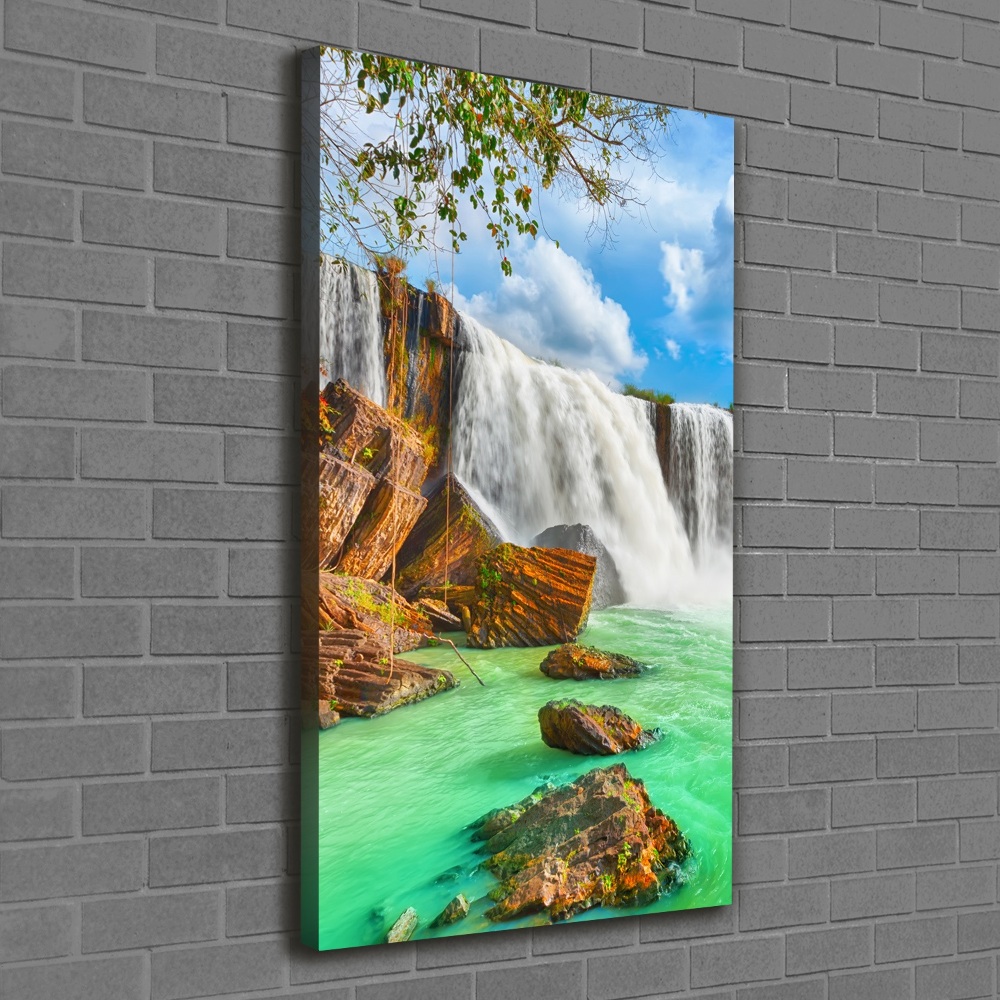 Tableau sur toile Chute d'eau