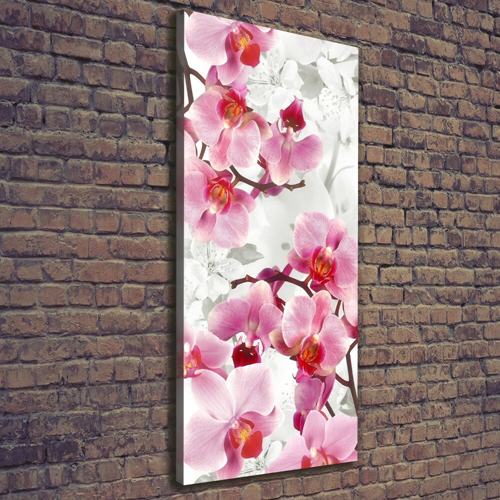 Tableau imprimé sur toile Orchidée rose fleur